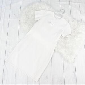 James Perse  Women's Knit Dress with Side Panels in Grey ‎ Size 3 / Large